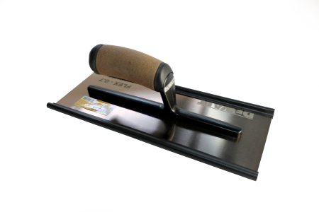 DeWalt Гладилка из нержавеющей золотой стали, изогнутая, для обработки швов ГКЛ 30 cm